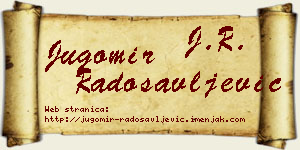 Jugomir Radosavljević vizit kartica